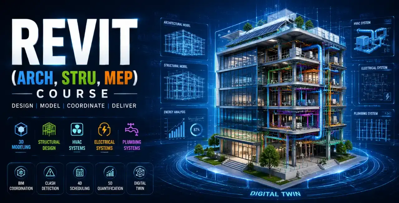 Revit Architecture, MEP & Structure Online Course in Thanjavur