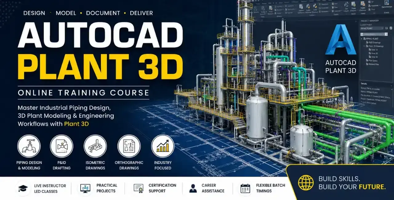 AutoCAD Plant 3D Course in Cuddalore